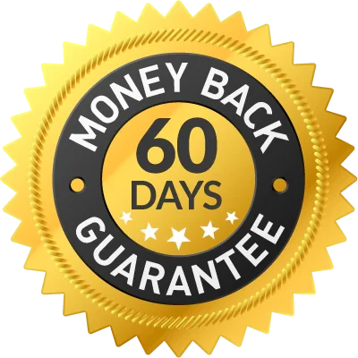 60 days money back guarantee badge