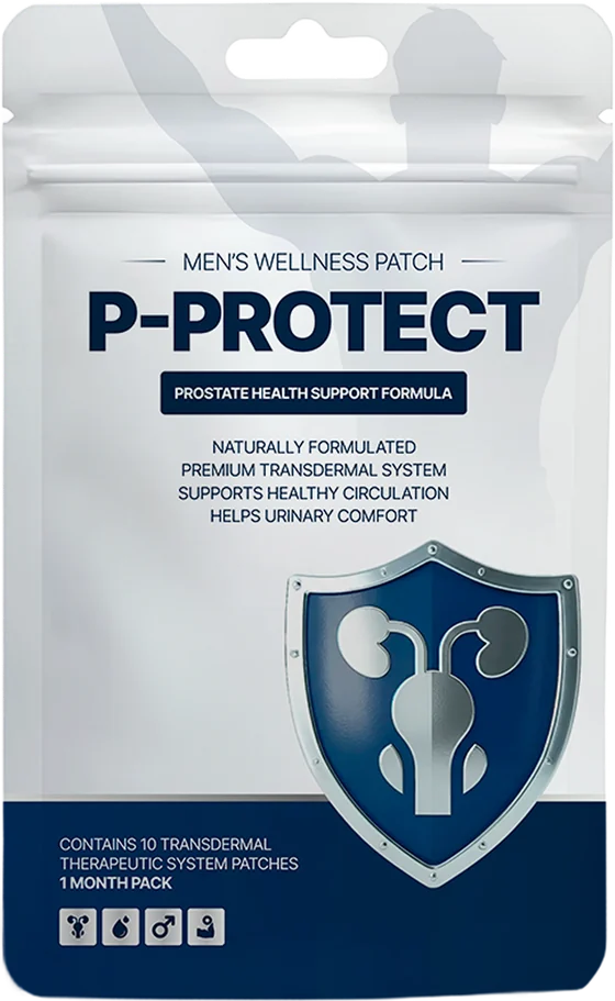 P-Protect men's wellness patch pack, prostate health support formula